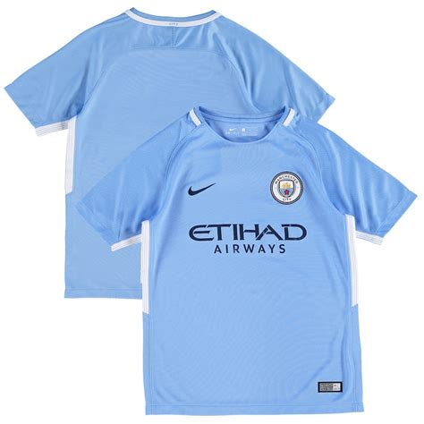 manchester city nike 2017 18 home replica blank jersey blue|Manchester City 2017.